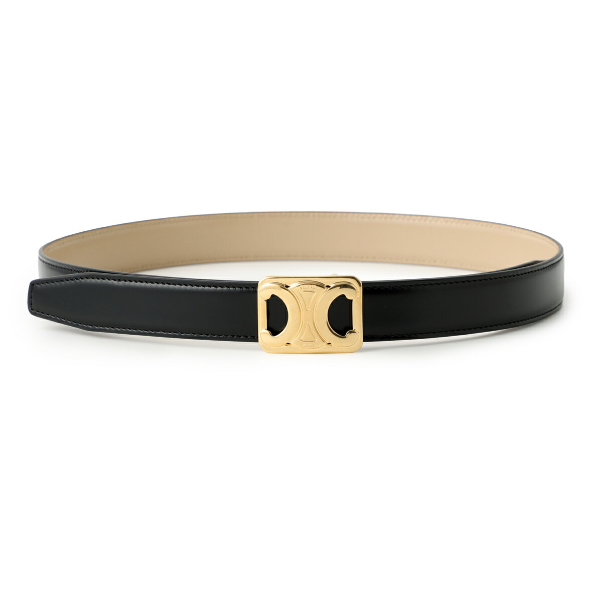 楽天市場】セリーヌ CELINE リバーシブルベルト ブラック レディース