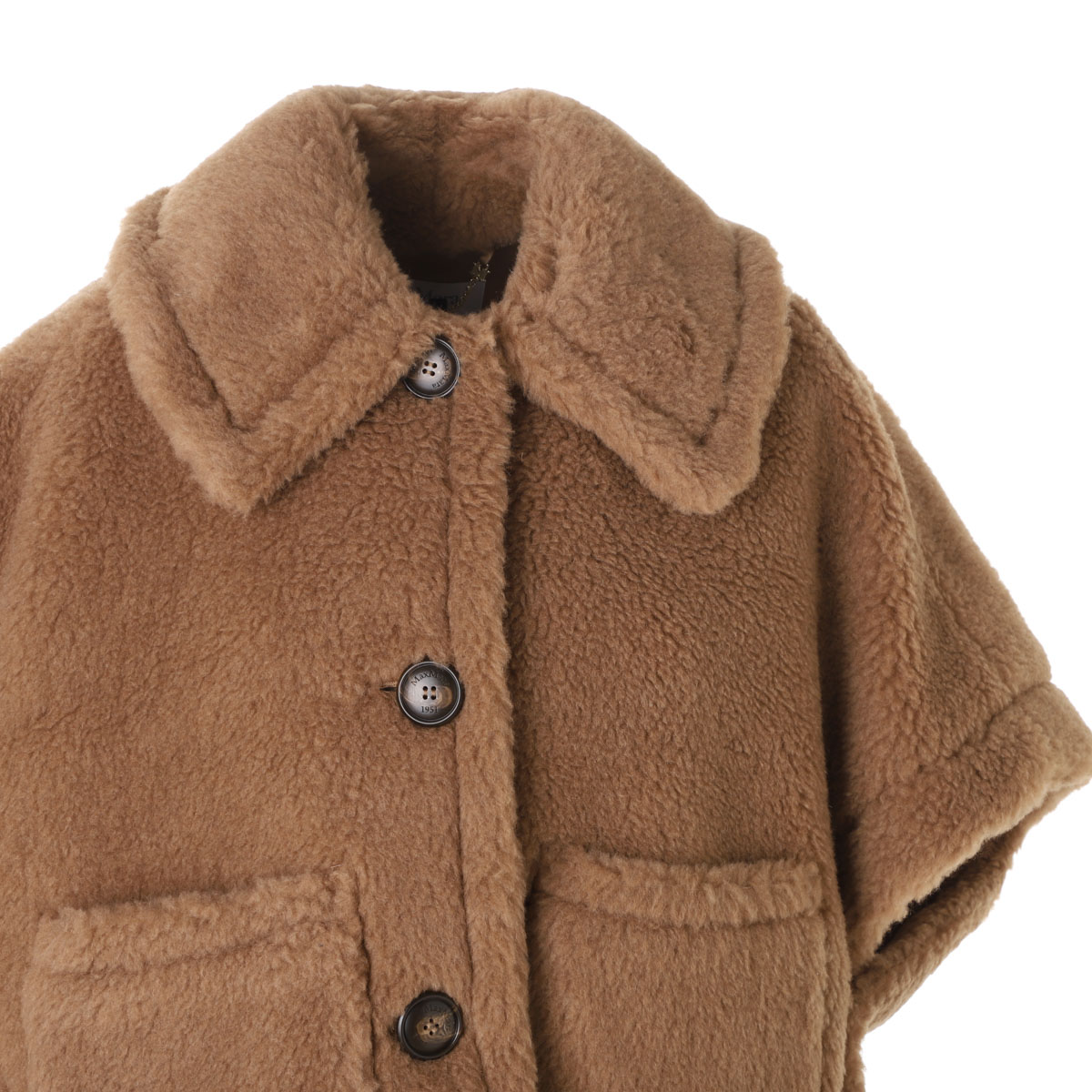 楽天市場】マックスマーラ Max Mara ケープ ポンチョ ブラウン