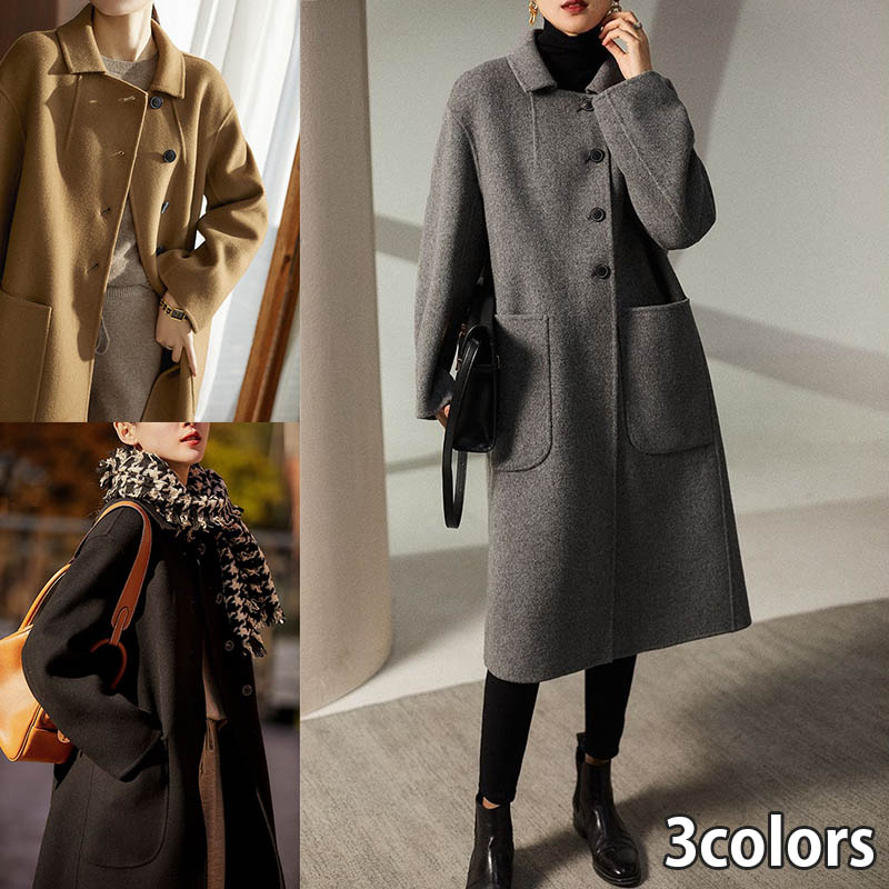 楽天市場】コート レディース ロングコート アウター 大きいサイズ