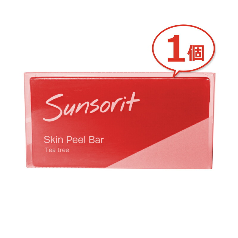 楽天市場】サンソリット スキンピールバー ティートゥリー (赤) 135g