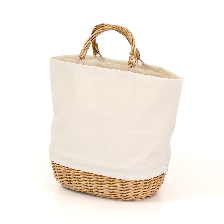 楽天市場】ウィローハンドル トートバッグ/ 異素材 MIX 柳 ウィロー