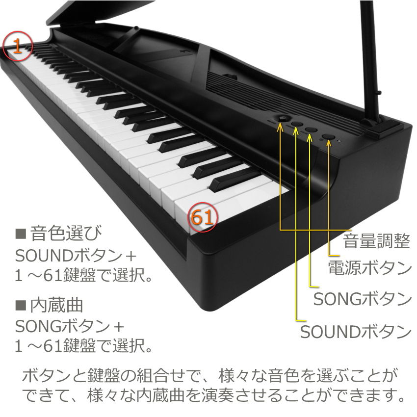 楽天市場】KORG microPIANO BK コルグ ピアノ型キーボード レッド