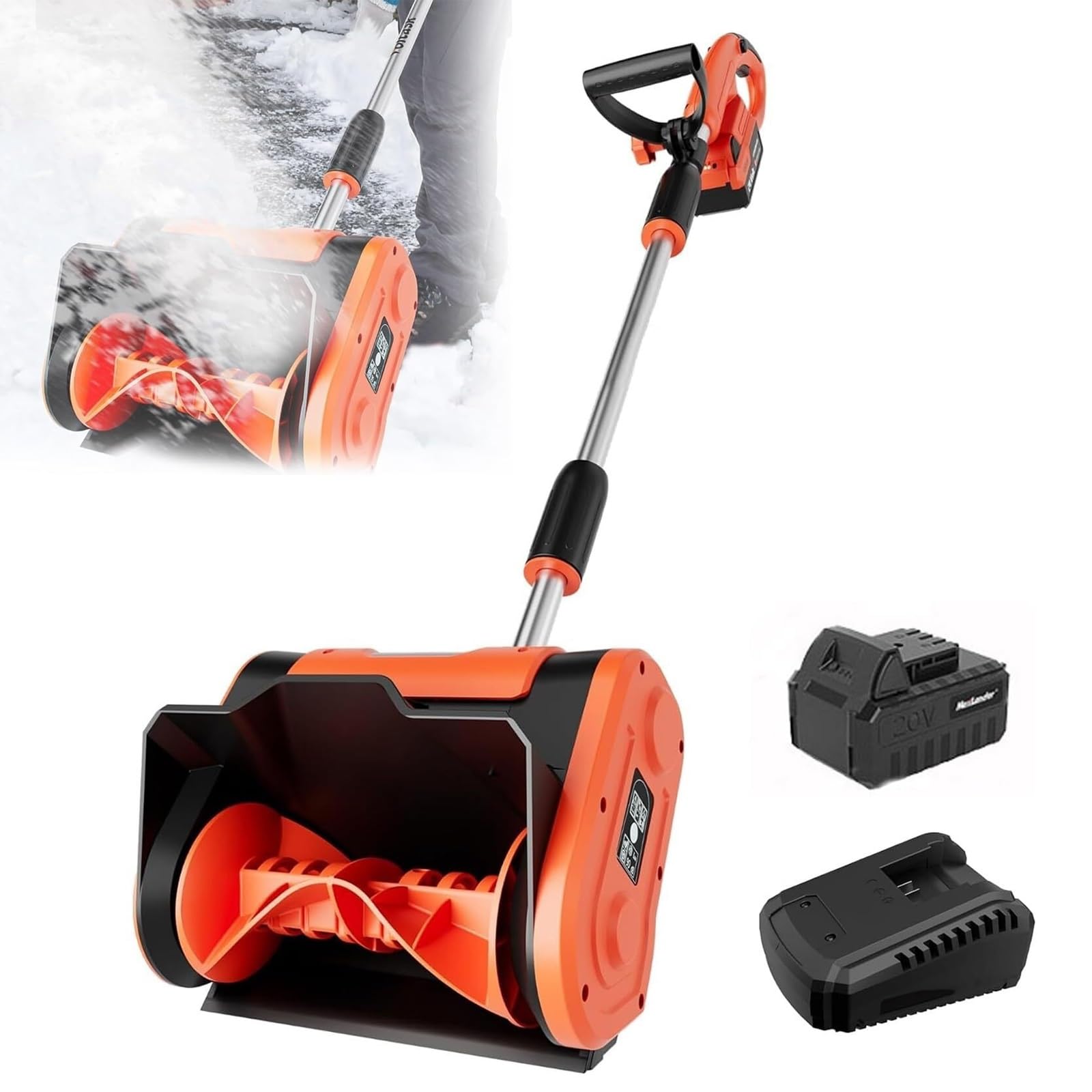 楽天市場】【1年保証☆ 冬の大人気】電動除雪機 充電式 雪かき機