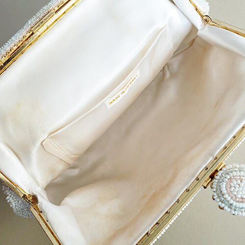 楽天市場】ヴィンテージ ビーズバッグ 仏製 ビーズ総刺繍 お花