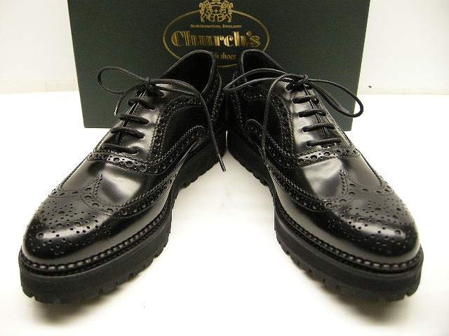 楽天市場】【CHURCH'S/チャーチ/A73936/レディース/厚底レザーウイング
