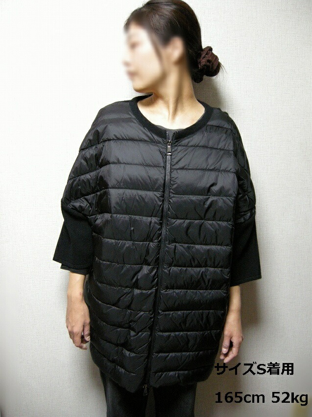 楽天市場】【MONCLER/モンクレール/ニット切替ライトダウンコート