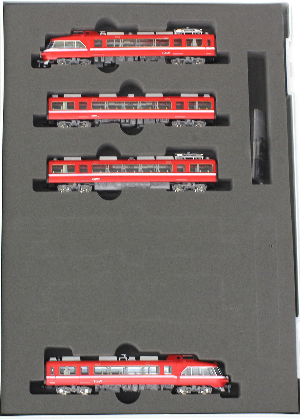 楽天市場】名鉄7000系パノラマカー（第47編成）白帯車セット（4両