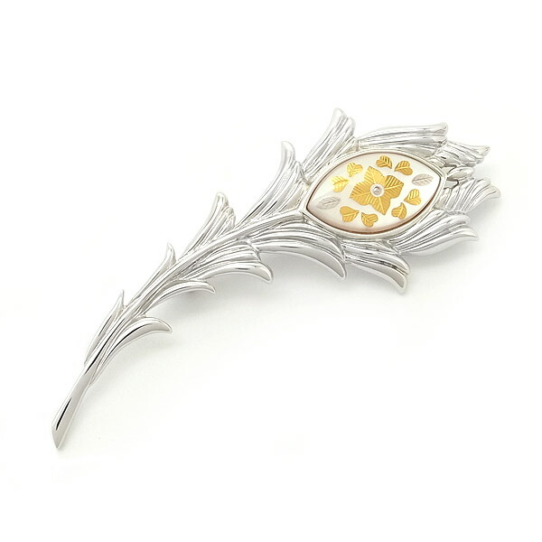 楽天市場】【緑屋質屋】ミキモト ピクウェ ブローチ K18WG【中古