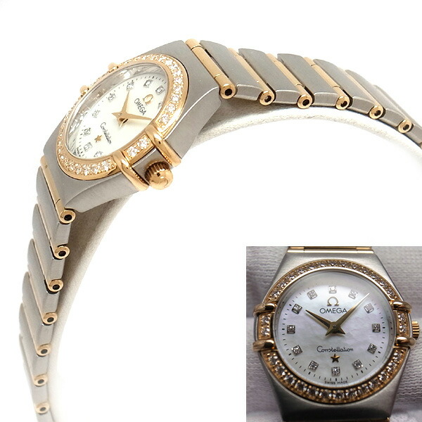 楽天市場】【緑屋質屋】オメガ コンステレーションミニ ダイヤベゼル