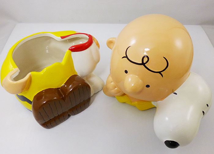 楽天市場】△【ピーナッツ PEANUTS】 セラミック クッキージャー