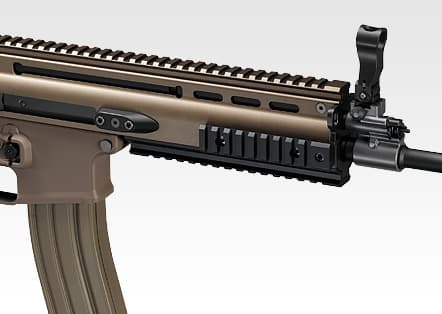 楽天市場】東京マルイ 次世代電動ガン SCAR-L(スカーL) FDE☆特許取得