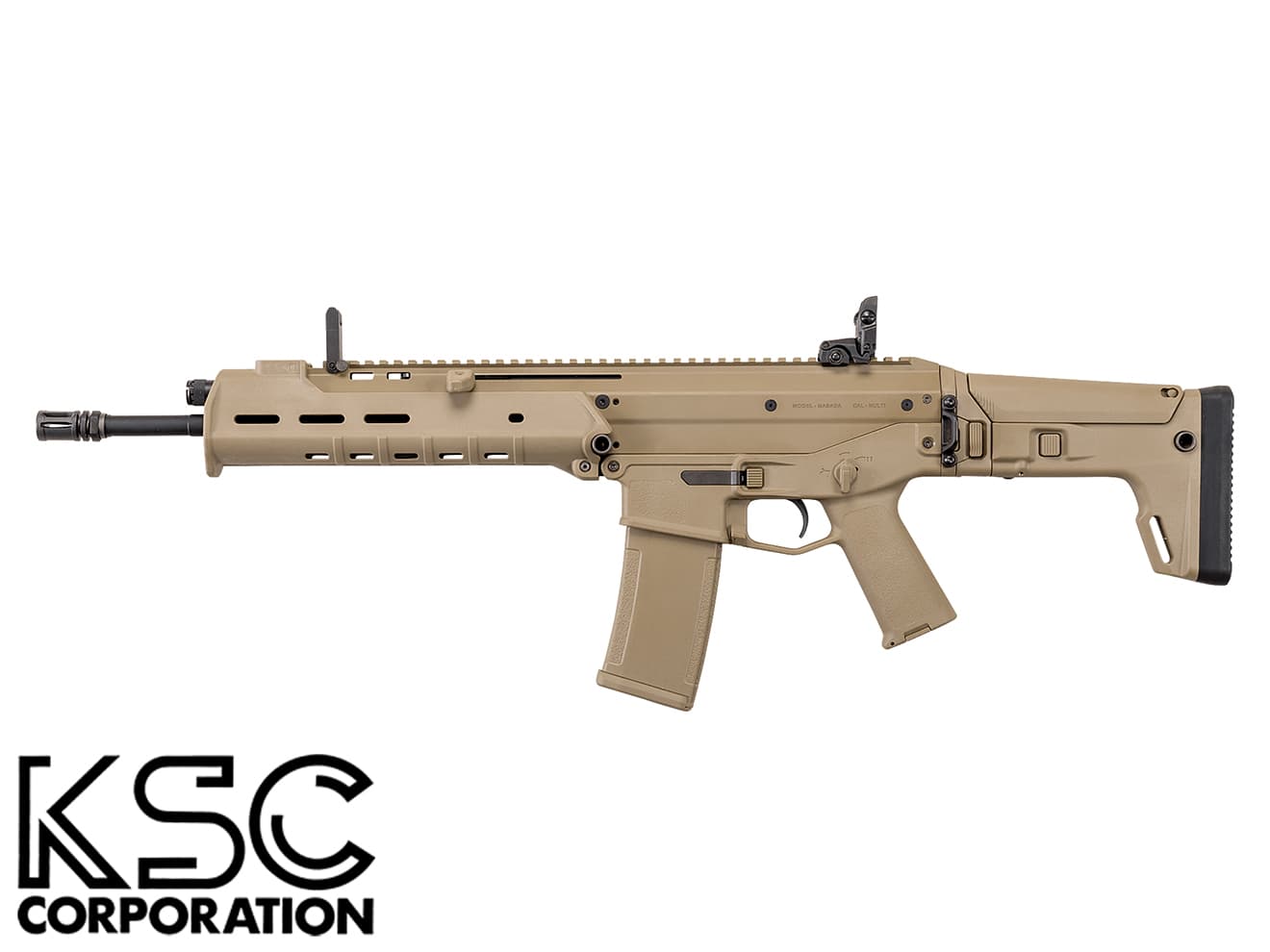 楽天市場】KSC ガスブローバック MASADA TAN◇送料無料/ガスガン