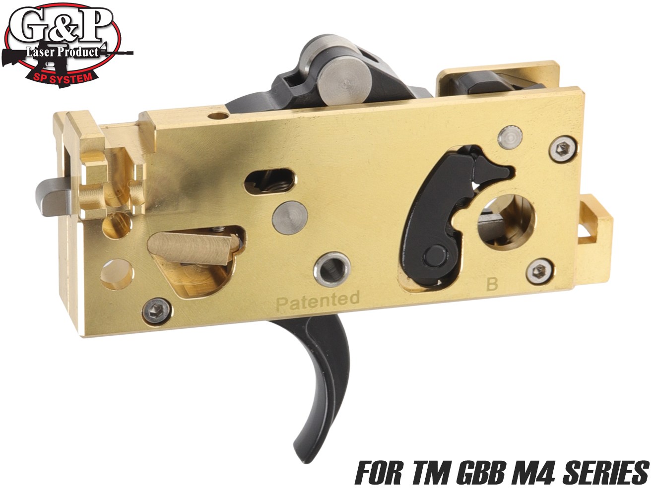 楽天市場】G&P CNC アジャスタブルトリガーボックス TM GBB M4◇マルイ