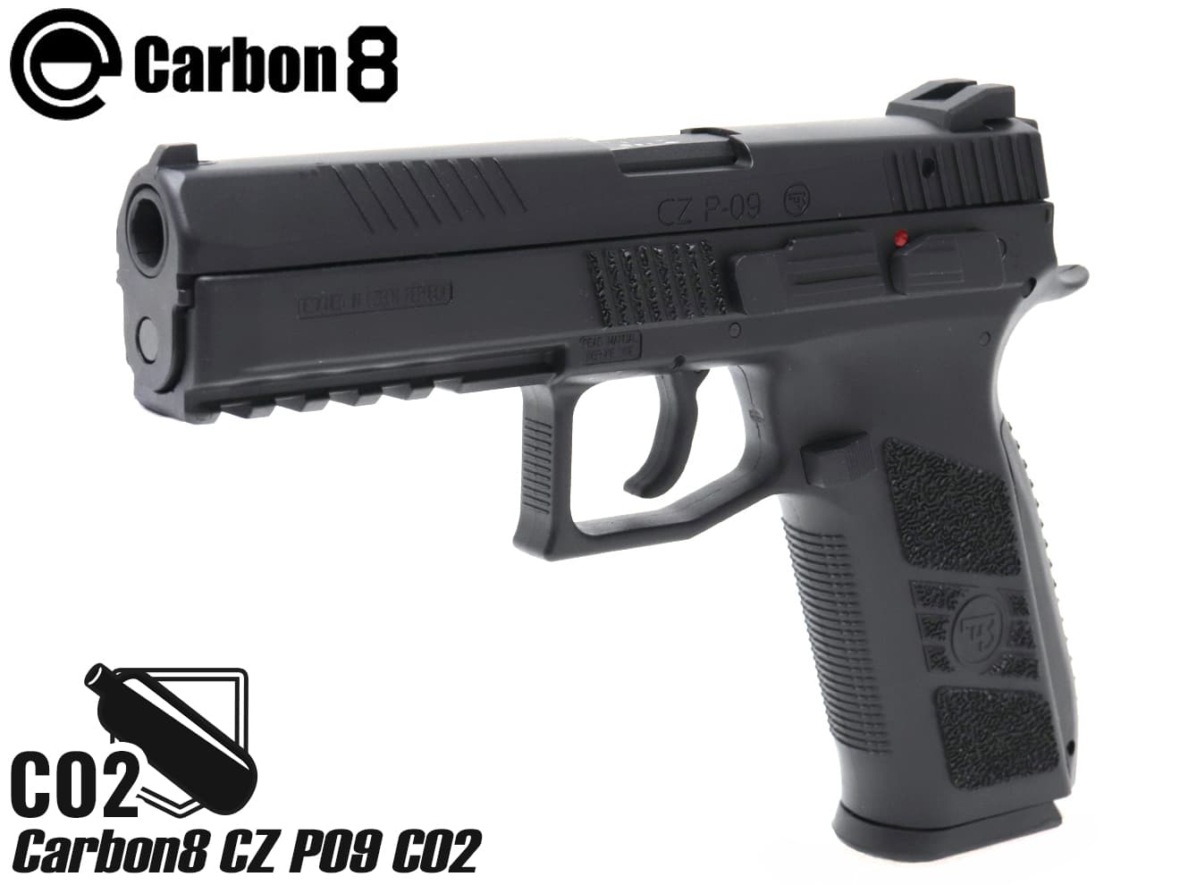 楽天市場】Carbon8 ガスブローバック CZ P09 CO2◇カーボンエイト