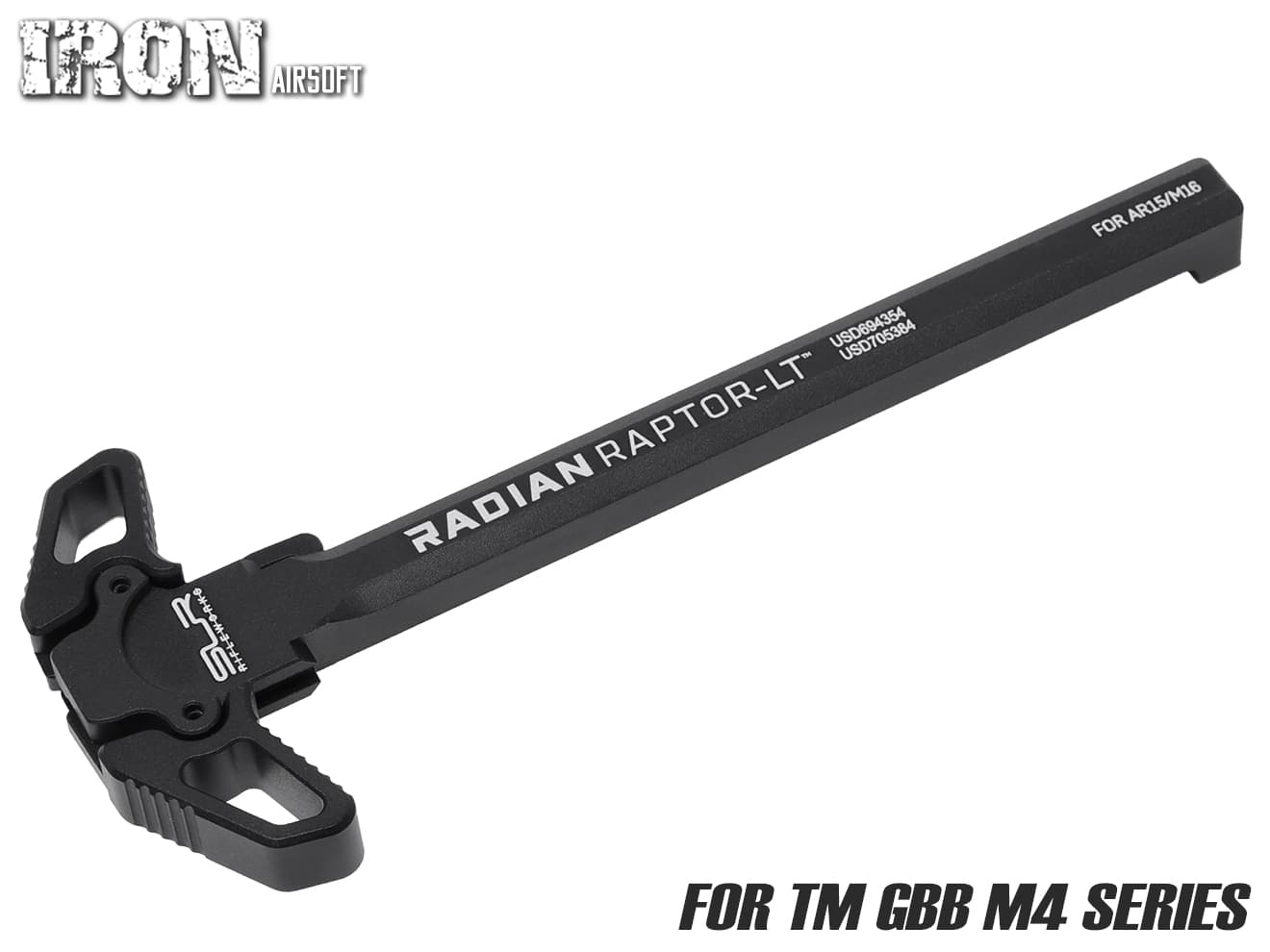 楽天市場】IRON AIRSOFT Raptorスタイル アンビチャージングハンドル