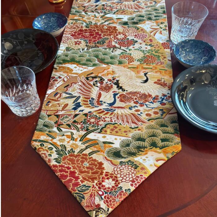 楽天市場】タッセル 付き テーブルランナー 和風 正月 約 120cm 150cm