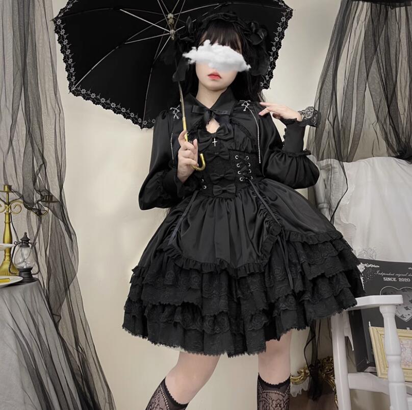 楽天市場】LOLITA ロリータ /黒十字架 /ワンピース JSK OP ゴスロリ