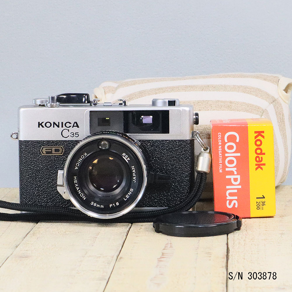 楽天市場】【整備済】【保証付 】 コニカ KONICA C35 FD S/N 303878