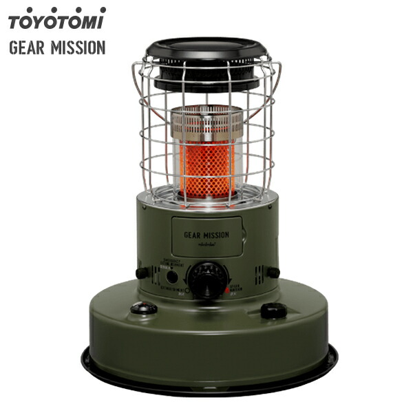 楽天市場】トヨトミ 赤熱対流形 石油ストーブ RR-GER25(G) オリーブ