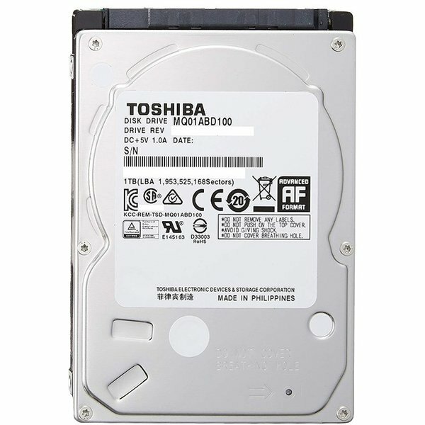 内蔵型HDD 1000GB 2.5インチ メーカー混在 HDD 5台(B782) 内蔵型HDD