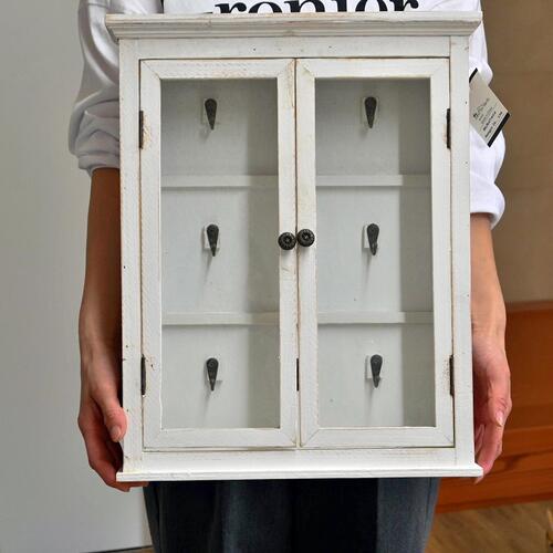 楽天市場】レトロキーボックス ホワイト 鍵レトロな置物 コレクション