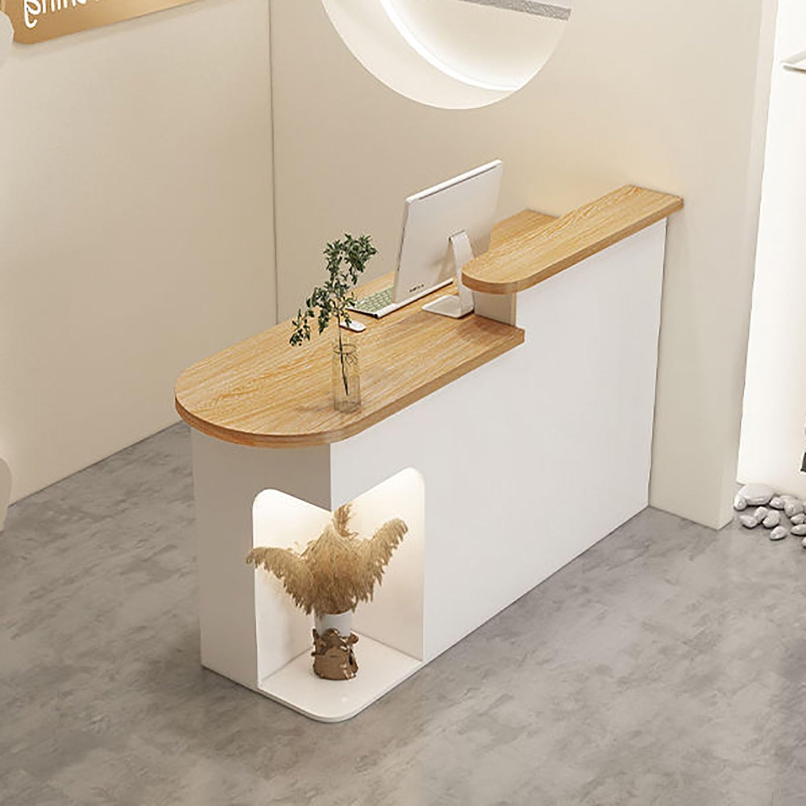 楽天市場】『ポイント4倍!2月限定!』受付カウンター 木製 レジ