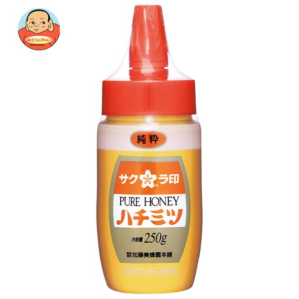 楽天市場】加藤美蜂園 サクラ印 純粋ハチミツ 250g×12本入｜ 送料無料
