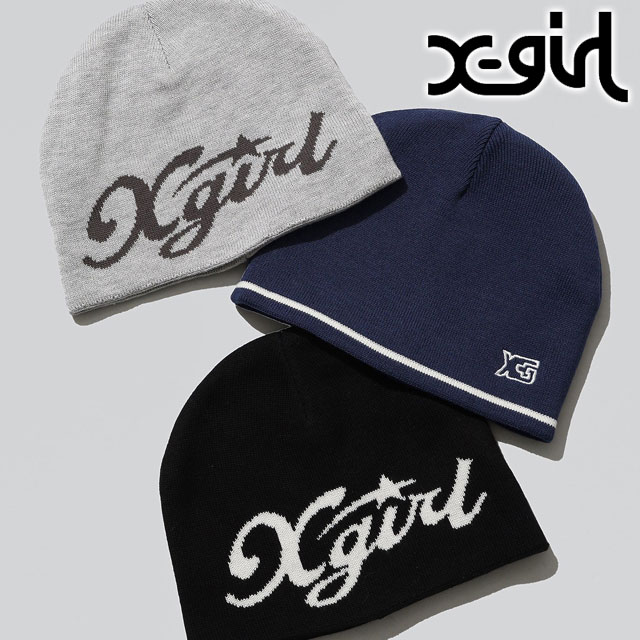 楽天市場】エックスガール X-girl リバーシブルビーニー [105244051001