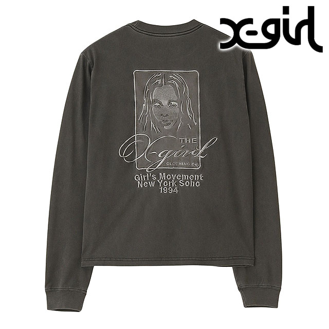 楽天市場】エックスガール X-girl レディース ピグメントダイフェイス