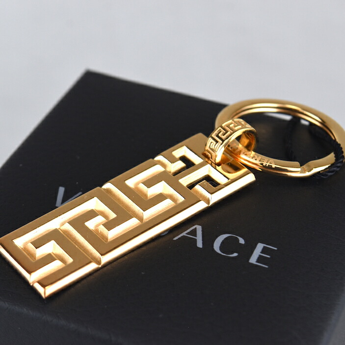 楽天市場】ヴェルサーチ VERSACE キーリング メンズ ブランド シルバー