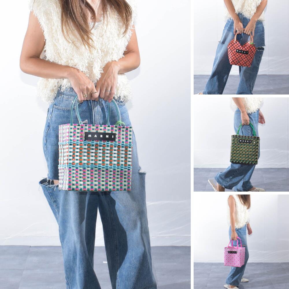 楽天市場】マルニ かごバッグ ミニバスケット バスケットバッグ