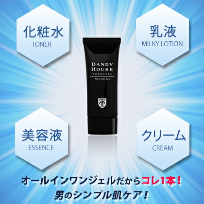 楽天市場】オールインワンジェル ダンディハウス公式 50g メンズ
