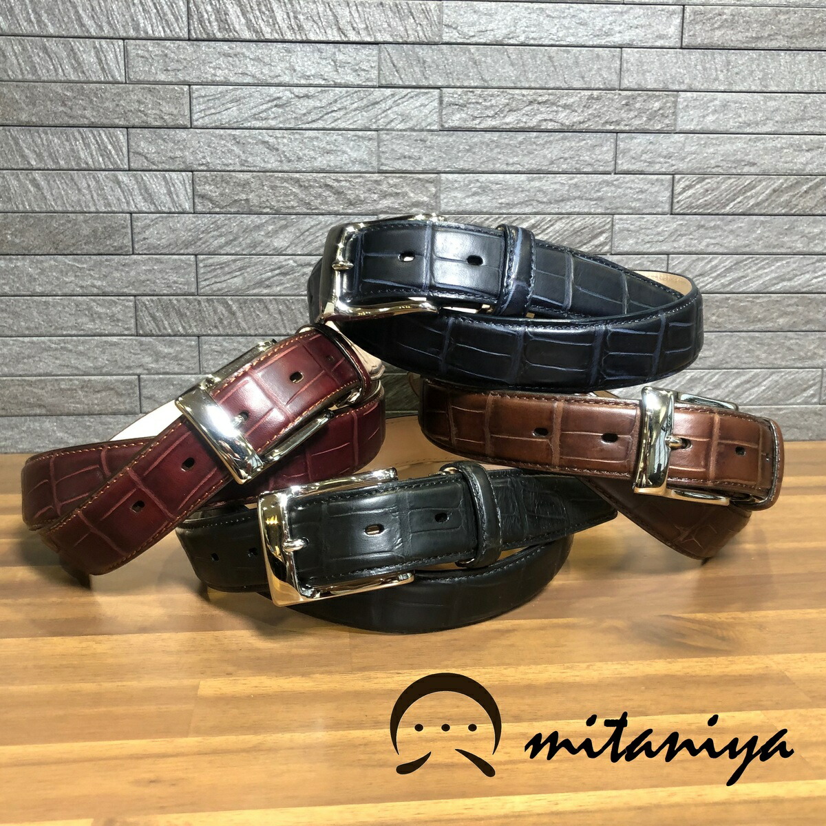 楽天市場】【クロコ型押しビジネスベルト】 ベルト メンズ 日本製 国産