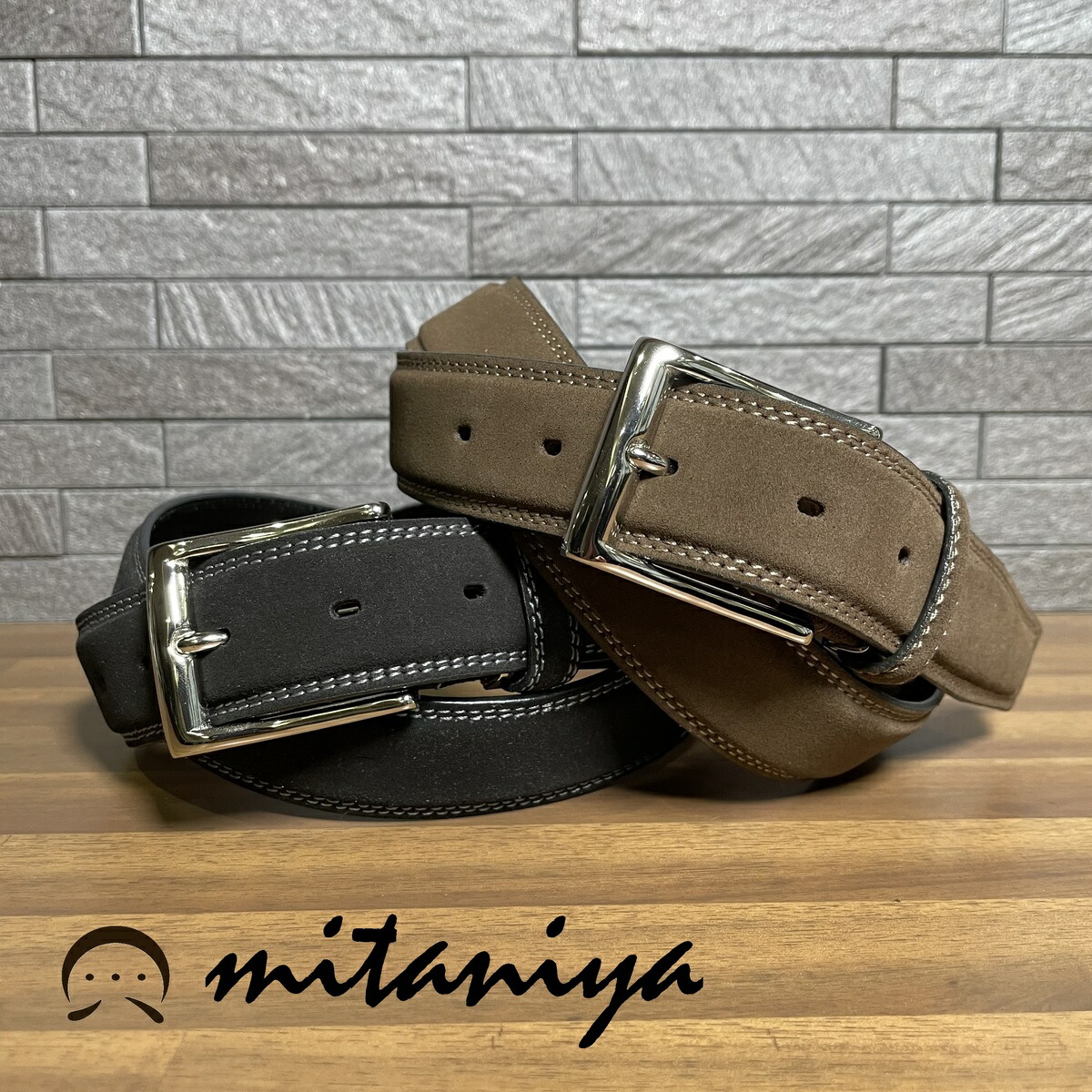 楽天市場】【チャールズ・F・ステッド Wステッチスエードベルト