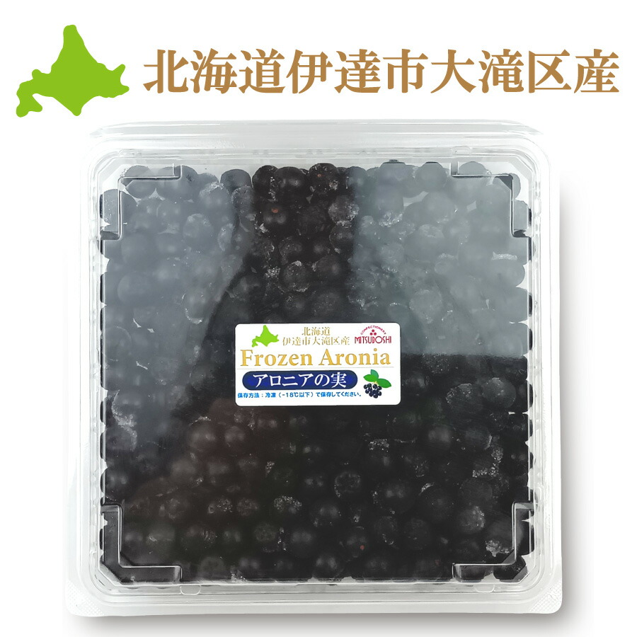 楽天市場】【公式】北海道伊達市大滝区産 冷凍アロニアの実