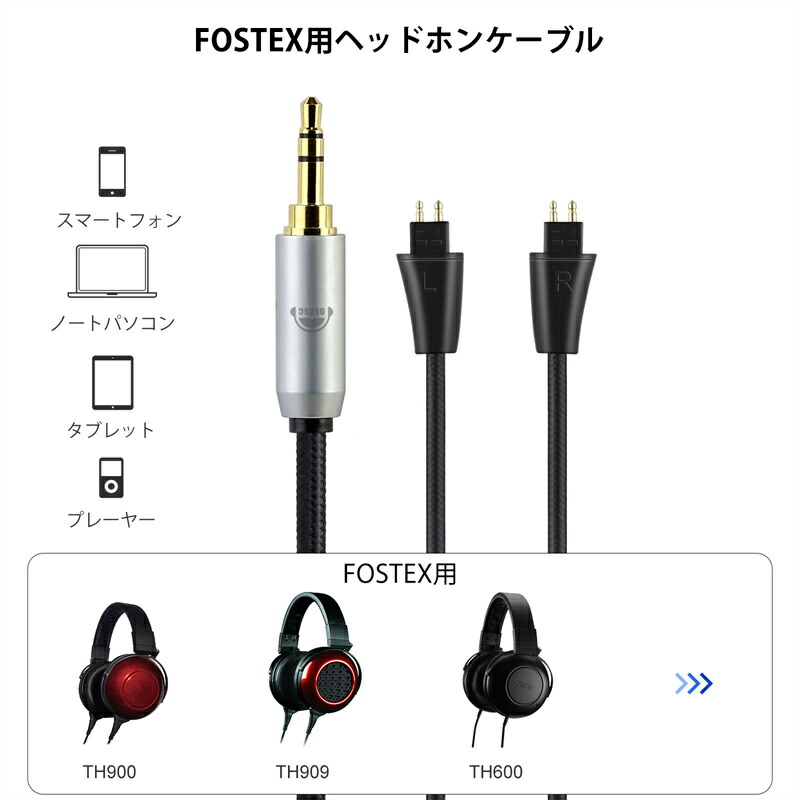 楽天市場】okcsc ヘッドホンケーブル 2pin 交換ケーブル イヤホン