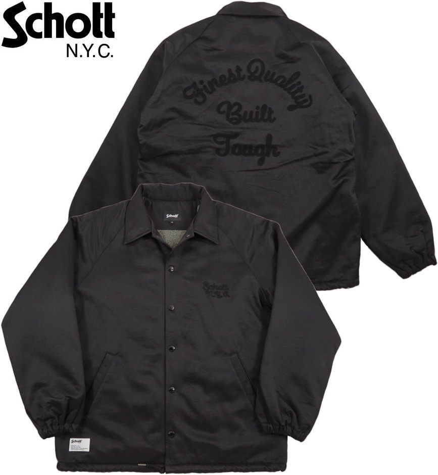 楽天市場】Schott/ショット COACH JACKET BOA LINING ボアライニング