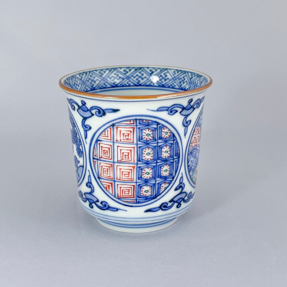 茶道具 福枡香合 京焼 清水焼 高野昭阿弥造 お福 鬼 豆 節分 共箱 香合