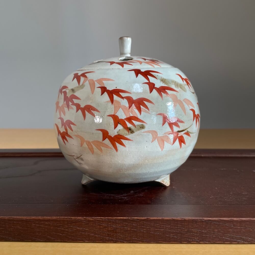 楽天市場】京焼 清水焼 丸香炉 乾山雲錦 大 森俊山窯 陶器 焼き物 京都