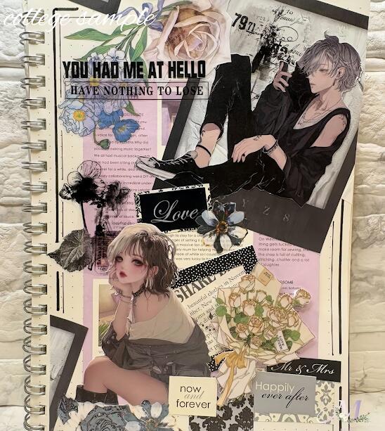 楽天市場】素材紙 a4デザインペーパー コラージュシート 人物 女の子