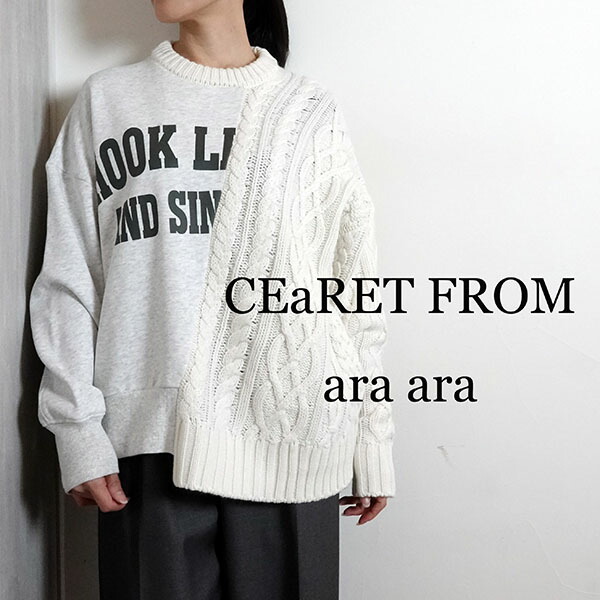 楽天市場】SALE40%OFF【2025秋冬新作】CEaRET FROM ara ara シーレット