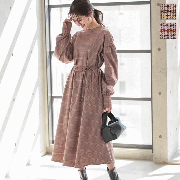 楽天市場】≪ 特別セール ≫ ボリュームスリーブAラインワンピース