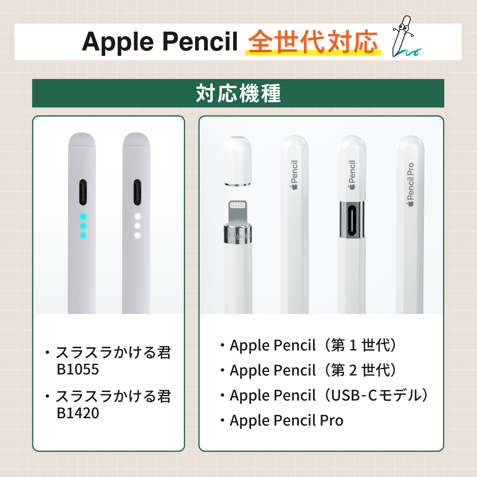 楽天市場】スラスラかける君 アップルペンシル 交換用ペン先 Apple