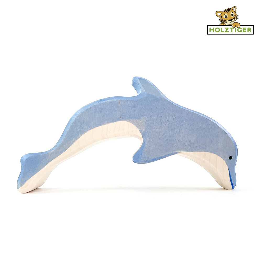楽天市場】holztiger 木製玩具 動物 木のおもちゃ イルカ 海の生物 3歳