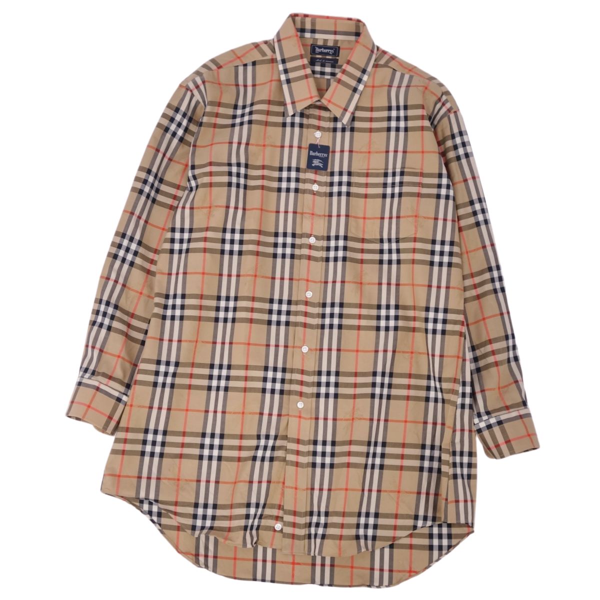 大きいサイズ48 バーバリーロンドン メガチェック シャツ チュニック