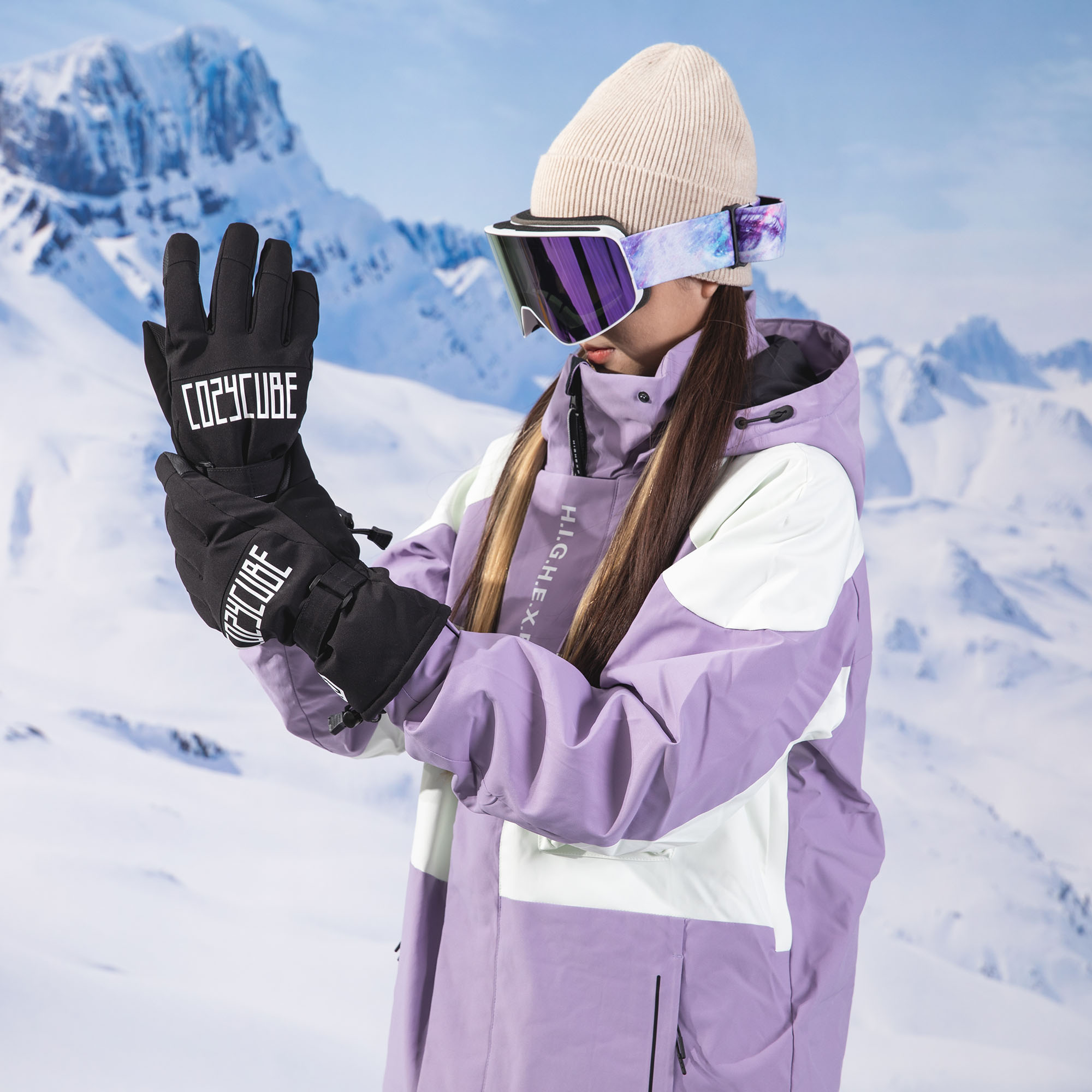 楽天市場】スノーボード グローブ スキーグローブ 3Mコットン メンズ