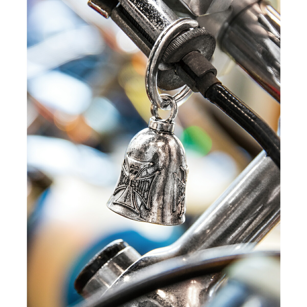 楽天市場】ムーンアイズ MOON Equip. Iron Cross ベル キーリング