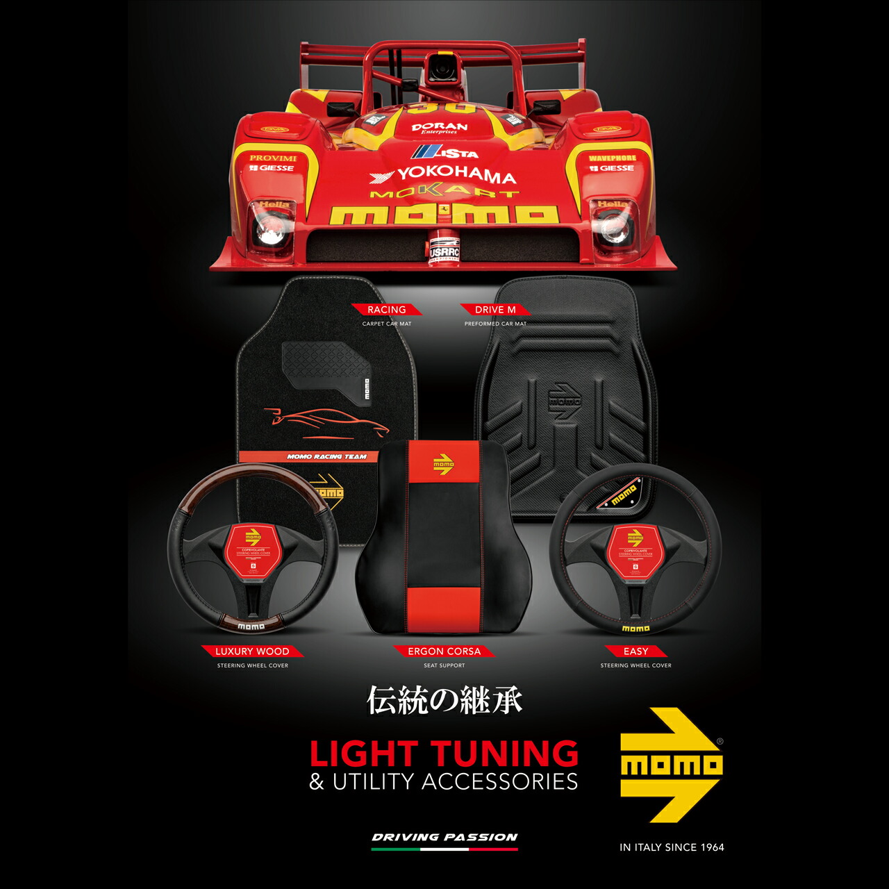 楽天市場】MOMO BLACK EDITION モモ ハンドルカバー SUPER GRIP