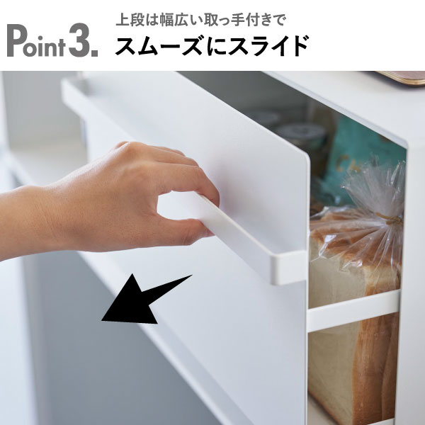 楽天市場】ブレッドケース おしゃれ パンケース 引き出し スライド