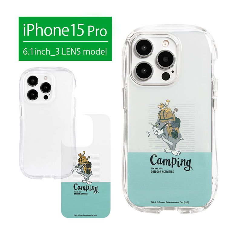 楽天市場】トムとジェリー iPhone 15 Pro クリスタルクリアケース TPU